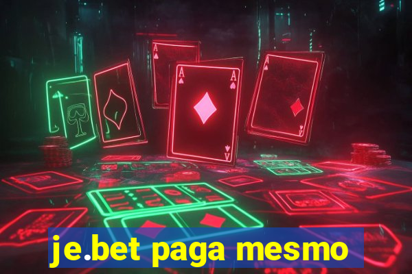 je.bet paga mesmo